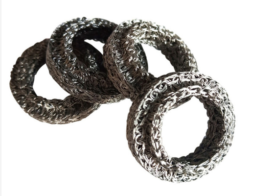 Dia 50mm Roestvrij staal Gebreide Draad Mesh Mufflers Compressed Filter Mesh