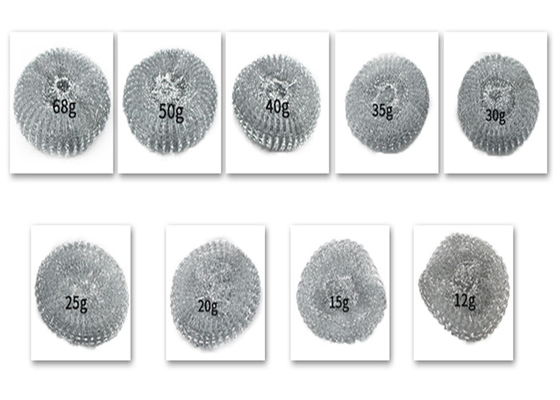 20g het gegalvaniseerde de Bal van de Staaldraad Schoonmaken, Mesh Scourer Cleaning Ball