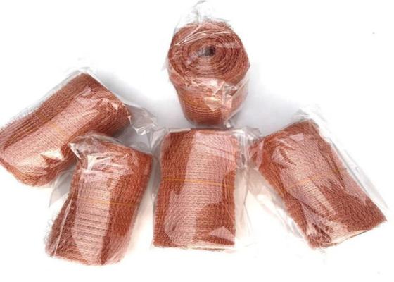 Aangepast Zuiver Rood Koper Gebreid Netwerk 1.3m Kurkblocker Golfvorm