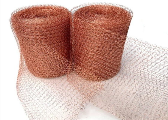 Het aangepaste Zuivere Koper Mesh Roll 276mm van 99% Breedte voor Thermische Isolatie