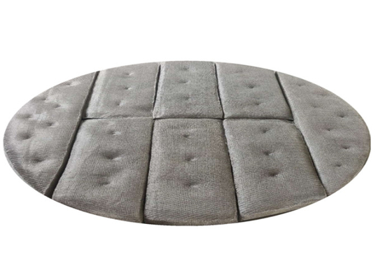 SS316L brei Mesh Demister Mist Eliminator 500mm Breedte met Onregelmatig Gat