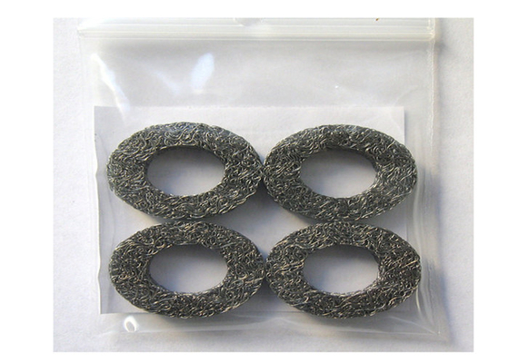Hoge Precisie Gebreide Draad Mesh Tape 25mm Roestvrij staal om Gat