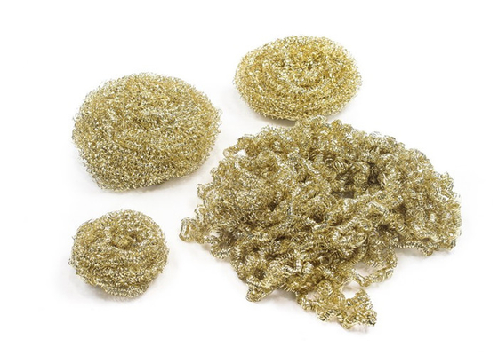 12mm Geplateerd het Huishouden Vlak Koper van de Roestvrij staal Schoonmakend Bal