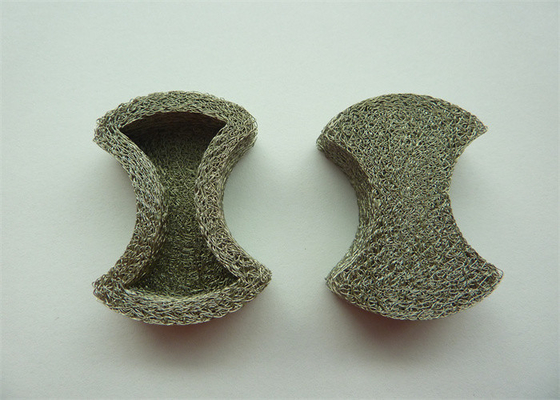 Gebreide Draad Mesh Washer Stainless Steel Wire 0.12mm 35mm Elastische Kern Beklede ISO9001