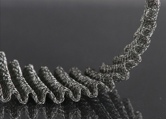 Pas Metaal 30mm Gebreid Roestvrij staal Mesh Emi Shielding aan