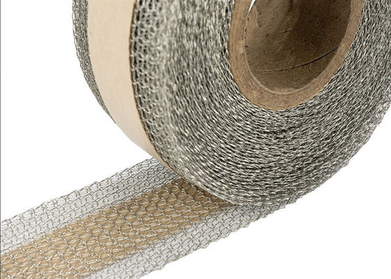 Roestvrij staal 304 316 Gebreide Draad Mesh Tape 25mm Breedte