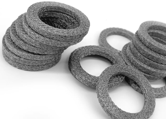 Witte en zilveren gebreide draadnet Filter zuur en alkalisch weerstand en monster