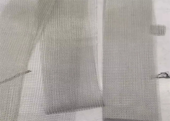 100% aangepaste 38mm Breedte Gebreide Koperdraad Mesh For Gas Liquid Filter