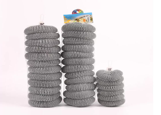 Spiraalvormige Gaszuiveraar die Roestvrij staal 316 het Schuren Bal voor Keuken schoonmaakt