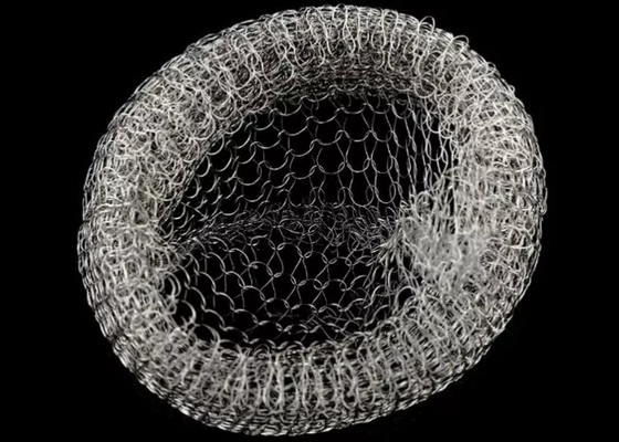 3*3mm Vloeibare Filter van Mesh For Stainless Steel Gas van het Grootte de Stof Gebreide Koper