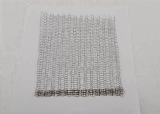 Breedte 400mm 0.25mm Gebreid Metaal Mesh Corrugated/Vlakte voor Ruitverwarmer