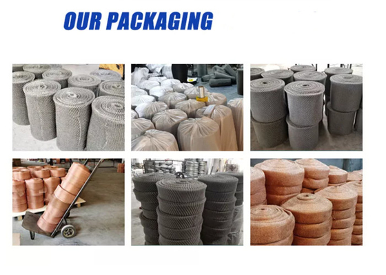Aisi 304 Gebreide Draad Mesh For Oil Water Separation