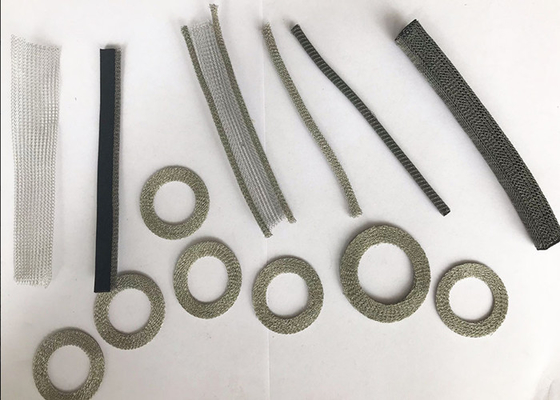 Draaddiameter 0,08 - 0,5 mm Samengedrukt gebreide gaas voor filtratie