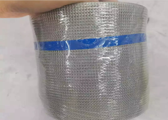 Al Metaalroestvrij staal Gebreide Draad Mesh In Rolls Width 250mm voor Filter