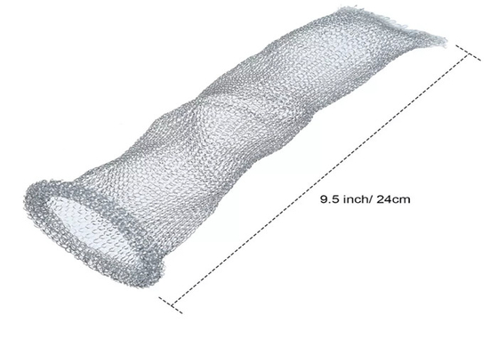 Breedte 40 Mm-Diameter 290mm Gebreide Mesh For Washing Machine Laundry-Plukselvallen