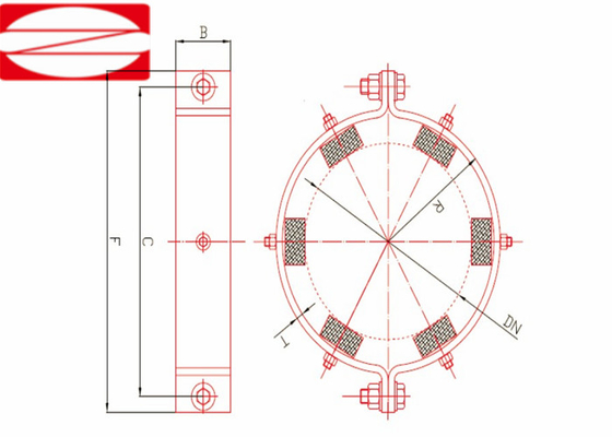 5150mm Hoge Dia 10200mm Samengeperste Gebreide Draad Mesh For Silencers Filtration