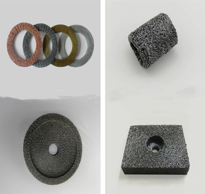 Dikte 10 mm samengedrukt gebreide roestvrijstalen draadnet voor de chemische industrie