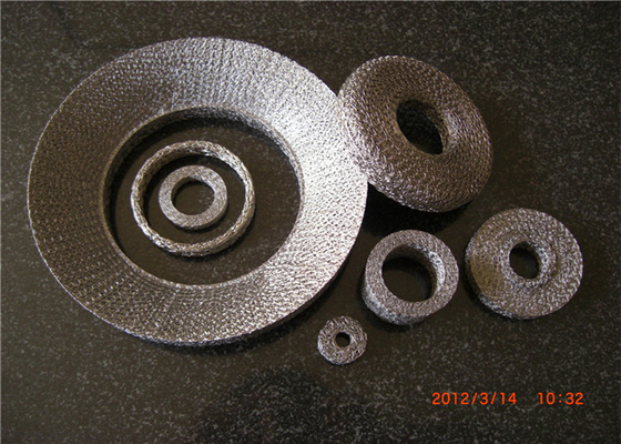 Samengeperste Gebreide Draad Mesh Gasket Dia .50mm AISI 316L voor Automotorlawaai