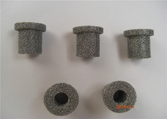 De knalpotten persten Gebreid draadnetwerk samen 5mm - 25mm 90% Filter voor Industriële Auto