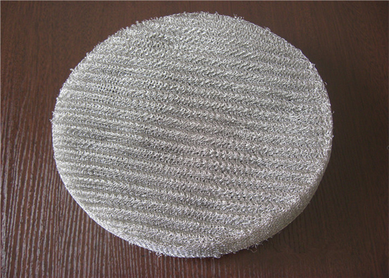 Kolom Intern Mesh Filter Element, 40mm 80mm Mist Eliminators Mesh Pads