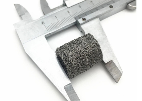 0.2mm Roestvrije staal perste Gebreide Draad Mesh Abrasion Resistance 1500r/min 110kg samen