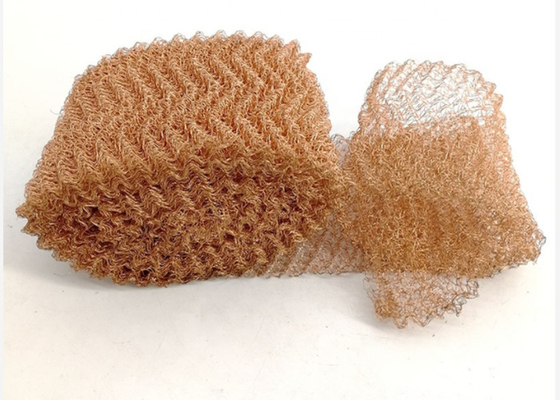 Gebreide Koperdraad Mesh Tape 0.23mm 100mm Breedte95% Filter